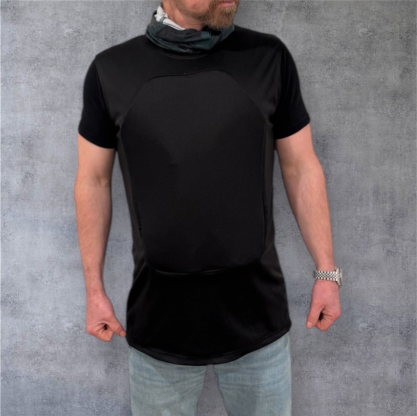 Ballistic Shirt 2.0 - Concealable Soft Ballistic Vest (Tested to NIJ Level IIIA .44 Mag) Fully Adjustable