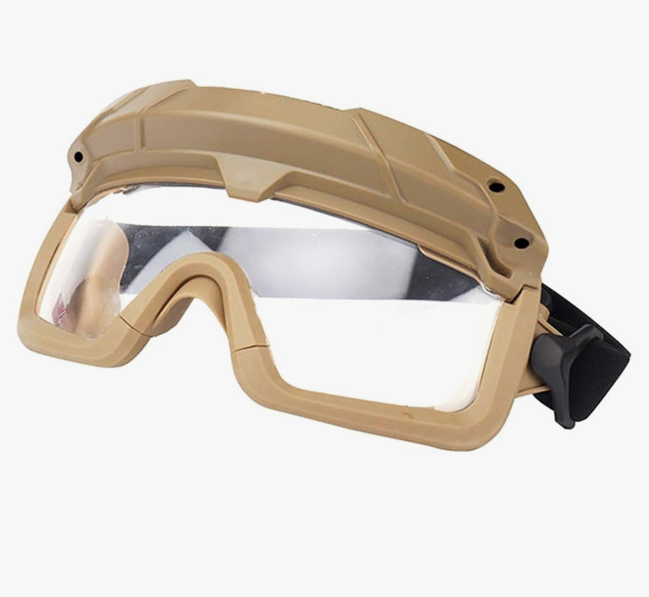 Tactical Helmet Goggles with Arc Rail Attachments