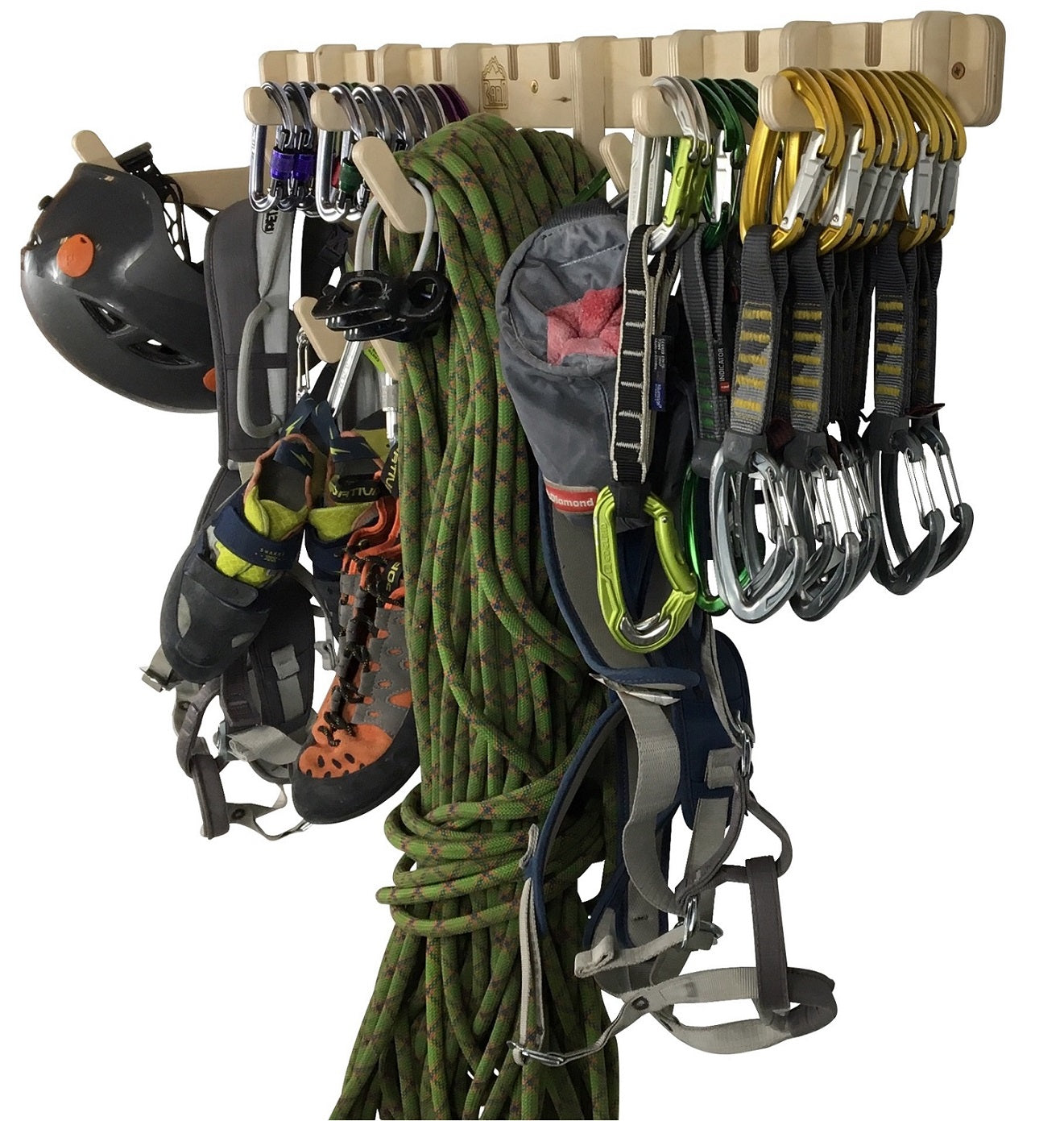 THE ANCHOR climbing gear rack