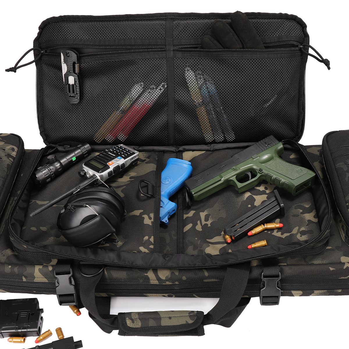 Heavy-Duty Tactical Rifle Case for Secure Gun Transportation