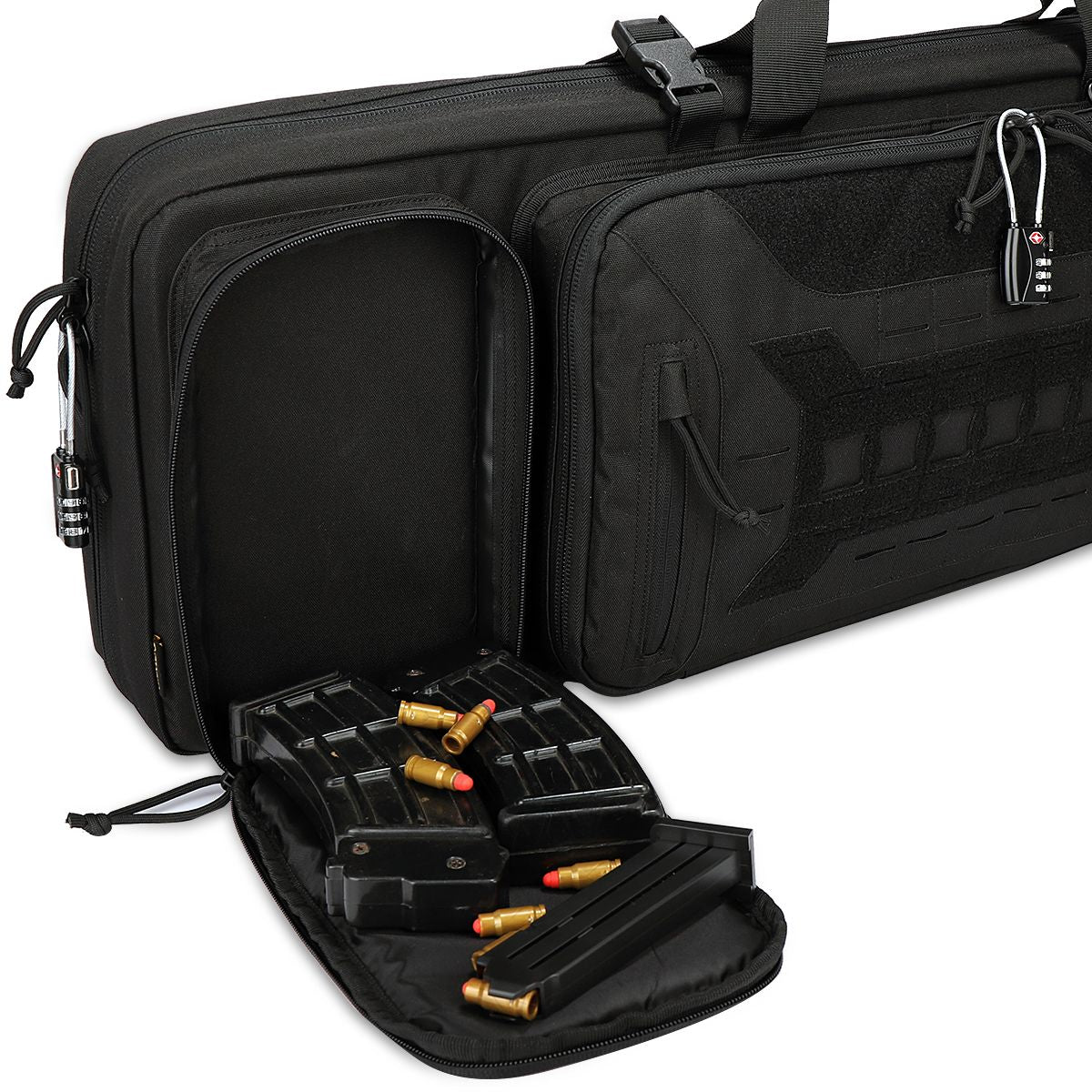 Heavy-Duty Tactical Rifle Case for Secure Gun Transportation